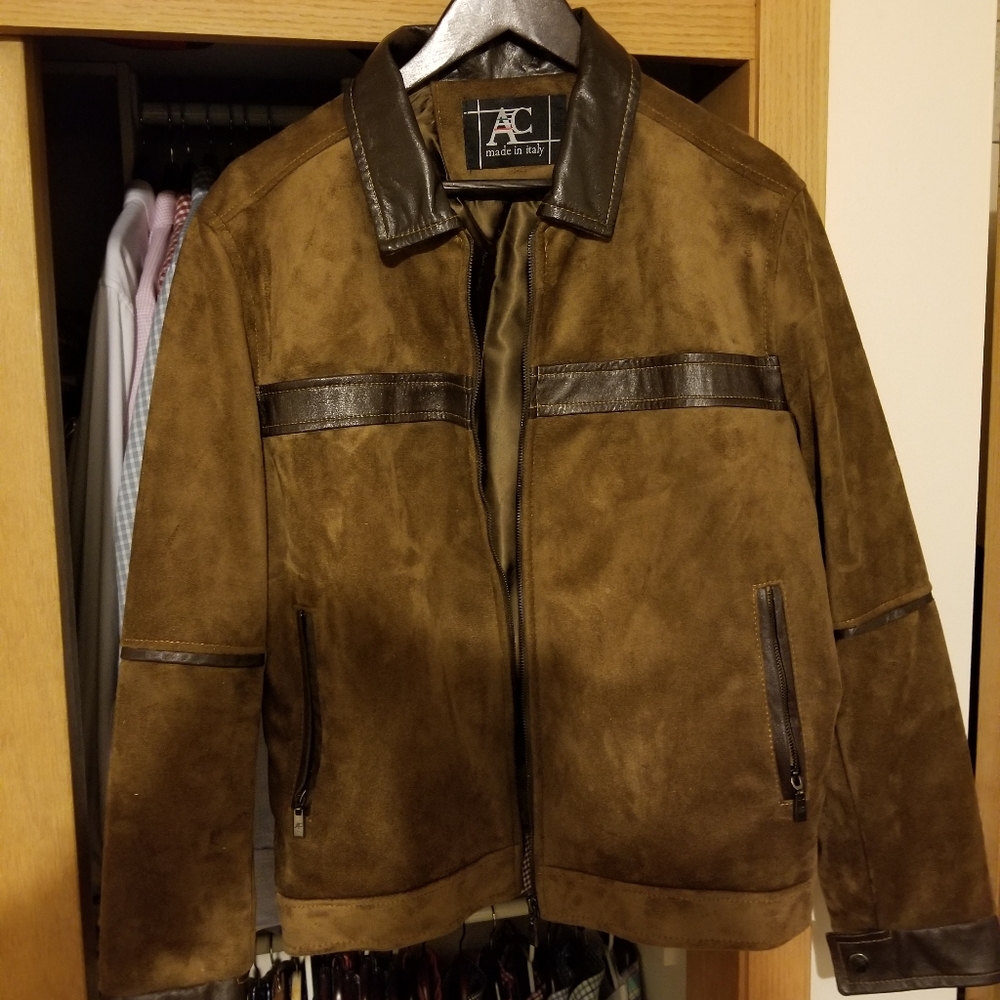 Italian plush Suede Jacket